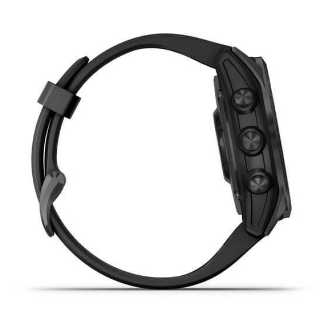 Garmin Fenix 7S Solar Slate Gray with Black Band (010-02539-12/13)