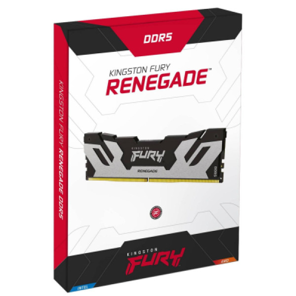 Модуль пам'яті Kingston Fury (ex.HyperX) DDR5 16GB 6400 MHz FURY Renegade Silver (KF564C32RS-16)