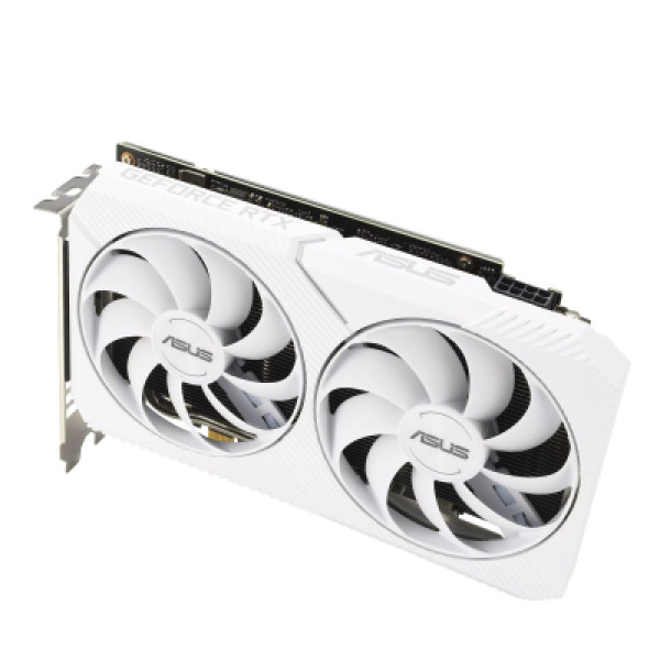 Видеокарта ASUS GeForce RTX3060 8Gb DUAL OC WHITE (DUAL-RTX3060-O8G-WHITE)