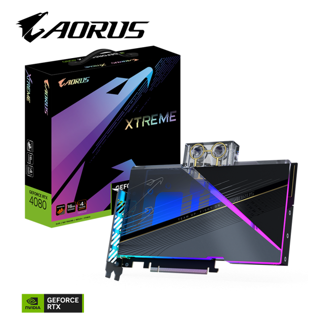 Gigabyte GeForce RTX4080 16Gb AORUS XTREME WATERFORCE WB (GV-N4080AORUSX WB-16GD)