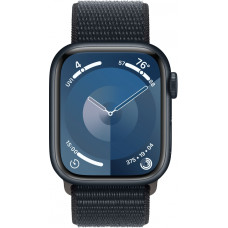 Apple Watch Series 9 GPS 45mm Midnight Aluminum Case w. Midnight S. Loop (MR9C3)