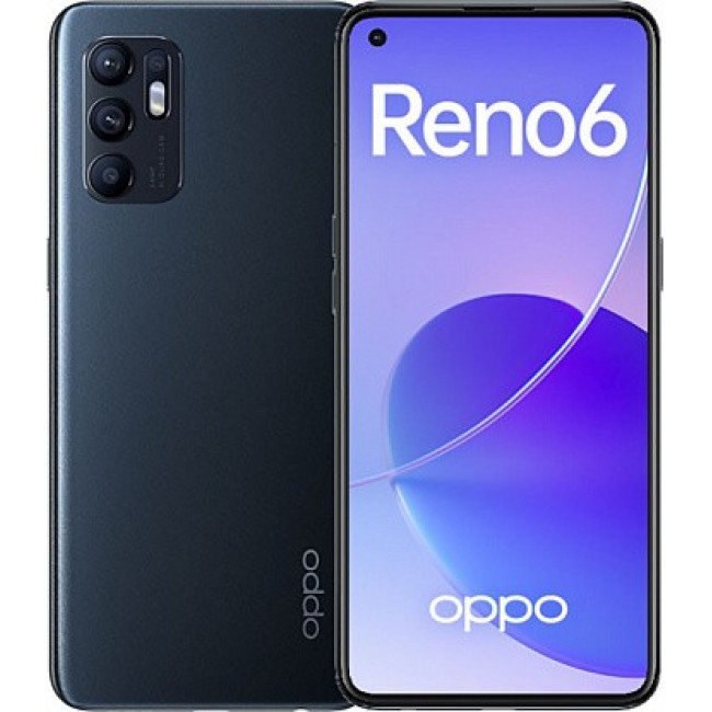 OPPO Reno6 5G 8/128GB Stellar Black