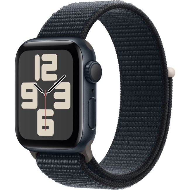 Apple Watch SE 2 GPS 40mm Midnight Aluminium Case with Midnight Sport Loop (MRE03)