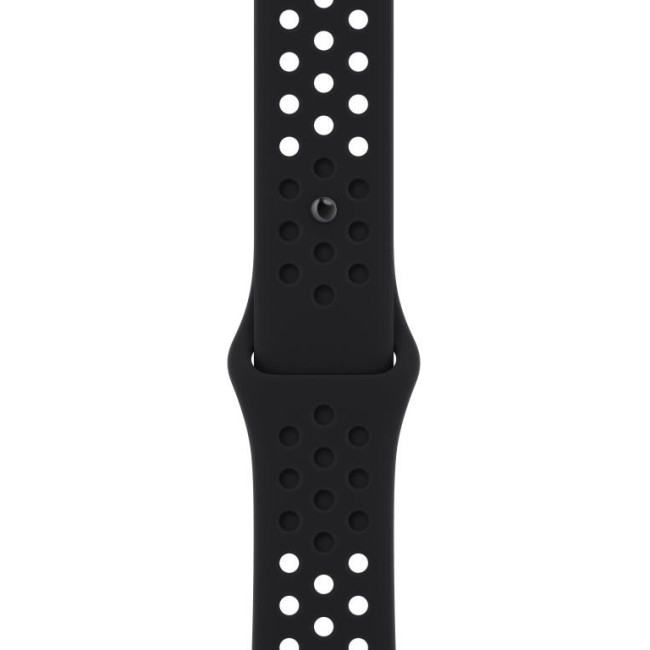 Apple Watch Nike Series 8 GPS 45mm Midnight Aluminium Case w. Чорний/чорний ремінець Nike S. (MPH43)