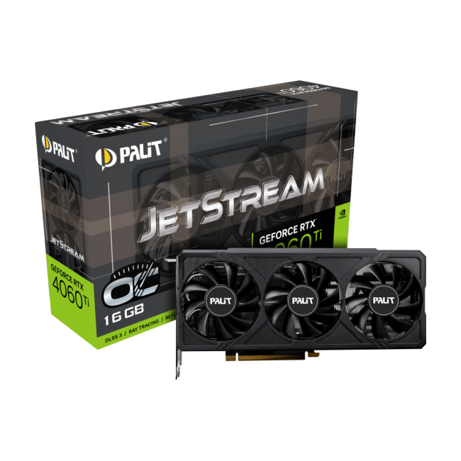 Palit GeForce RTX 4060 Ti JetStream OC 16GB (NE6406TU19T1-1061J)