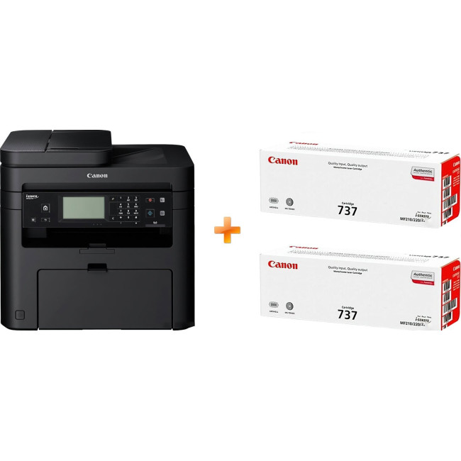 Canon i-SENSYS MF237w c Wi-Fi + 2 картриджа (1418C170)