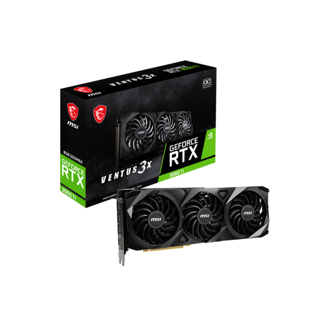 MSI GeForce RTX3060Ti 8Gb VENTUS 3X D6X OC (RTX 3060 Ti VENTUS 3X 8GD6X OC)