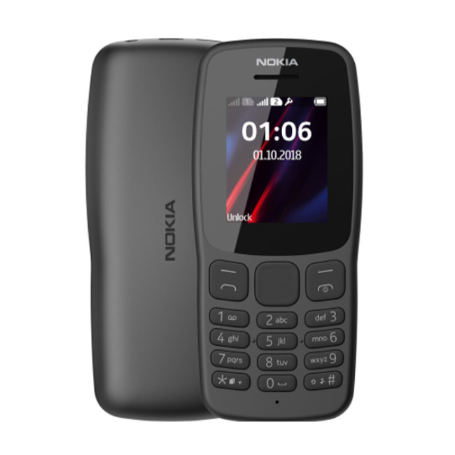 Nokia 106 New DS Grey (16NEBD01A02)