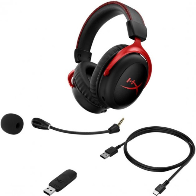 Наушники HyperX Cloud II Wireless (HHSC2X-BA-RD/G/4P5K4AA)