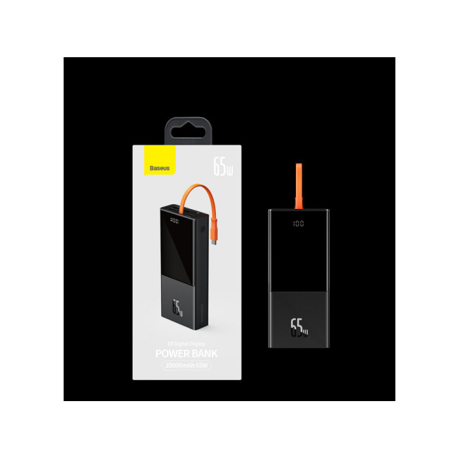 Baseus Elf Digital Display 65W 20000mAh Black (PPJL000001, PPJL65C)