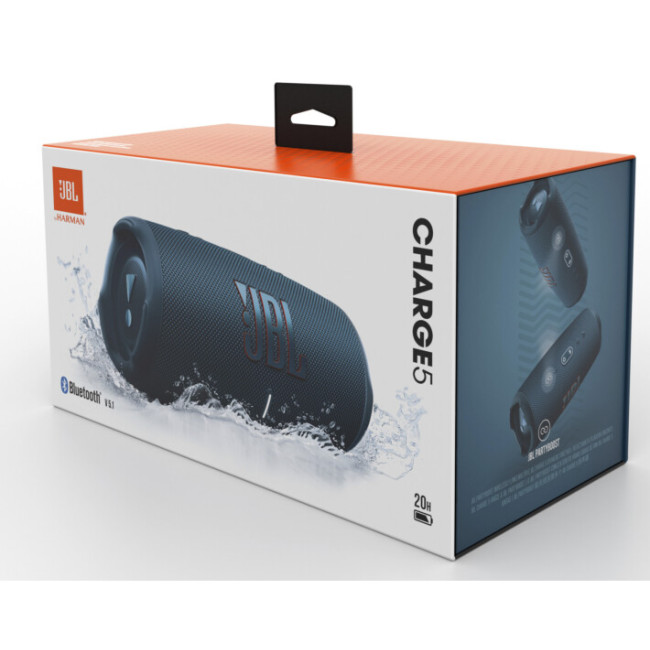 Портативная Bluetooth-колонка JBL Charge 5 Blue (JBLCHARGE5BLU)