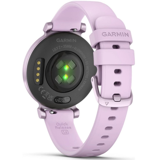 Garmin Lily 2 Metallic Lilac with Lilac Silicone Band (010-02839-01)