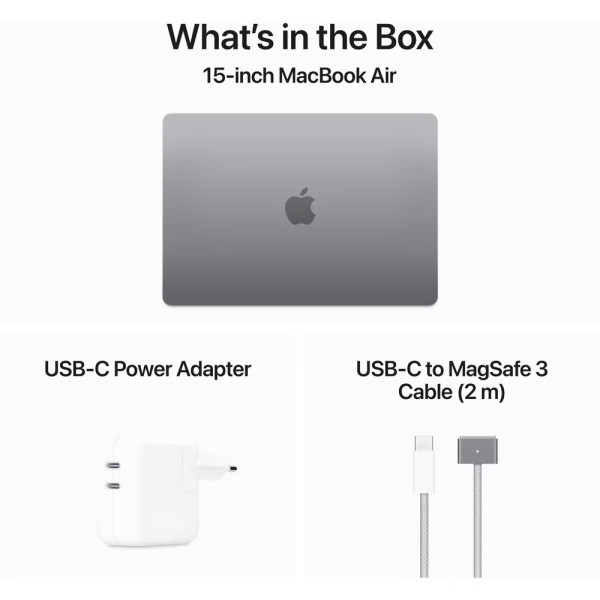 Apple MacBook Air 15" M3 2024 Space Gray (MRYM3)