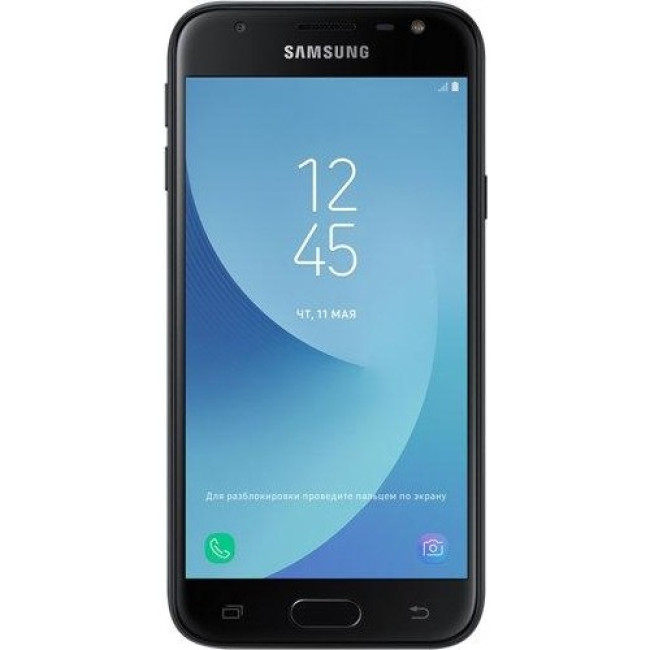 Смартфон Samsung Galaxy J3 2017 Duos Black (SM-J330FZKD)