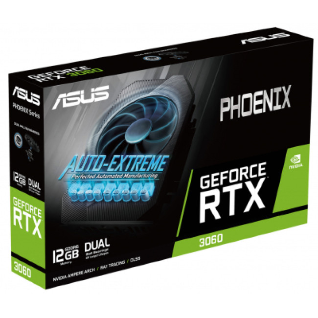 Видеокарта ASUS GeForce RTX3060 12Gb PHOENIX V2 LHR (PH-RTX3060-12G-V2)