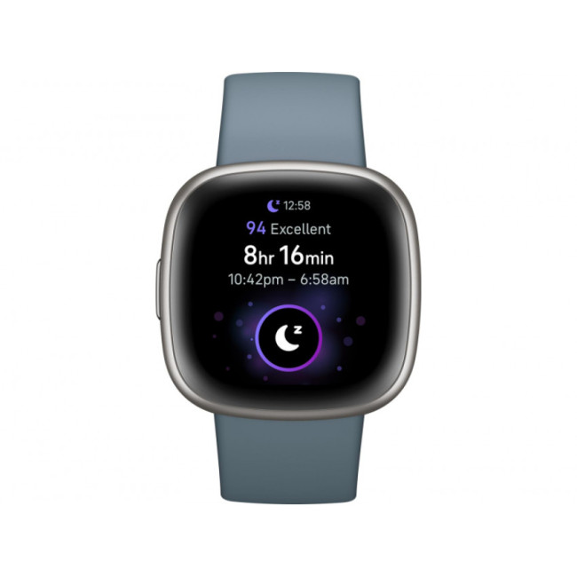 Fitbit Versa 4 Waterfall Blue/Platinum (FB523SRAG)