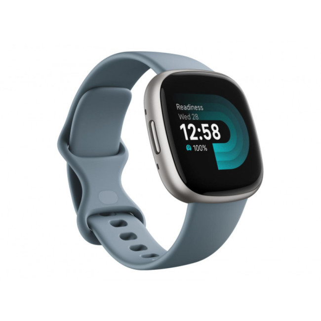 Fitbit Versa 4 Waterfall Blue/Platinum (FB523SRAG)