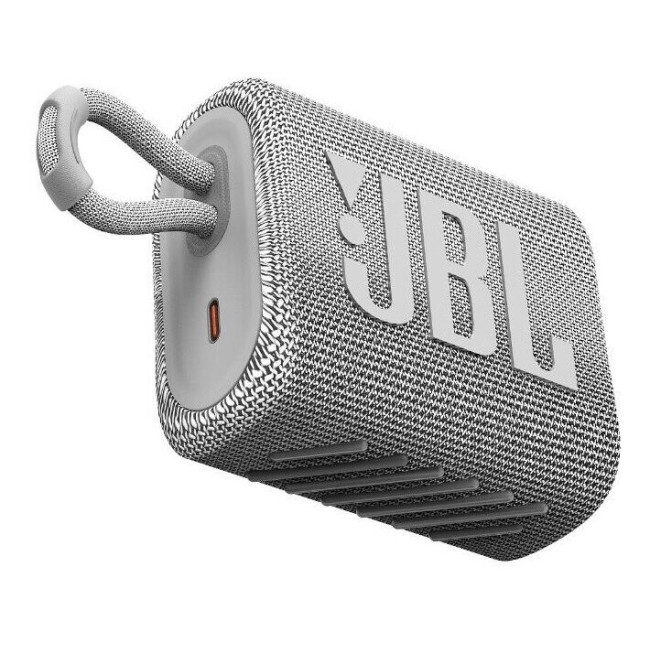 Портативная колонка JBL GO 3 White (JBLGO3WHT)