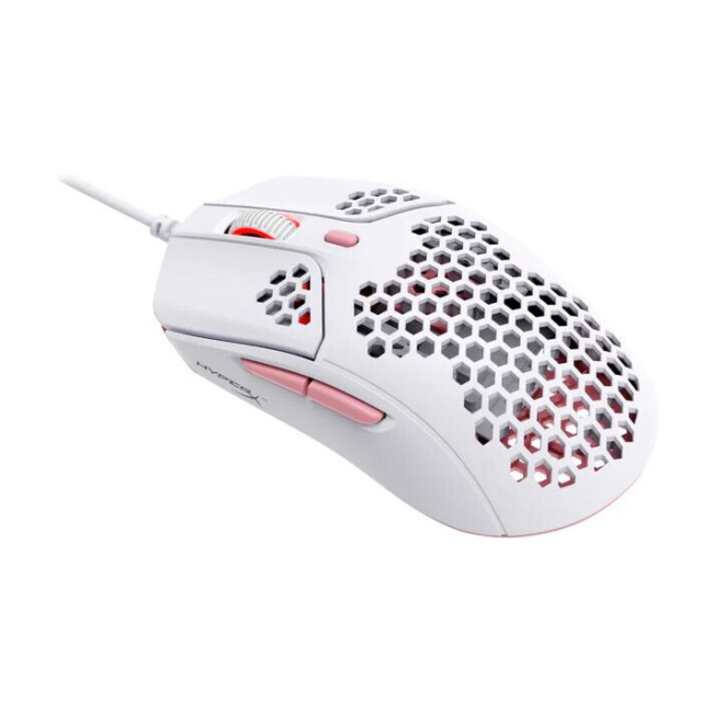 HyperX Pulsefire Haste USB White/Pink (HMSH1-A-WT/G, 4P5E4AA)