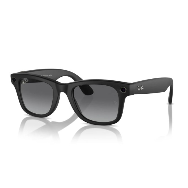 Ray-ban Meta Matte Black/Polarized Gradient Graphite (Large)