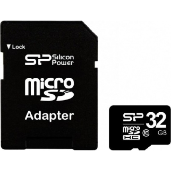 Silicon Power 32 GB microSDHC Class 10 SP032GBSTH010V10