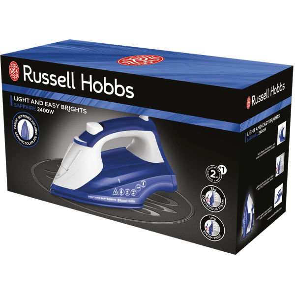 Купити праску Russell Hobbs 26483-56 Light & Easy Brights Sapphire в інтернет-магазині.