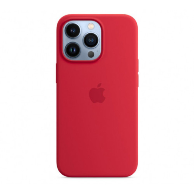 Силиконовый чехол с MagSafe для Apple iPhone 13 Pro Max - PRODUCT RED (MM2V3)