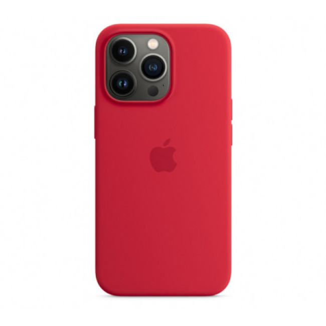 Силиконовый чехол с MagSafe для Apple iPhone 13 Pro Max - PRODUCT RED (MM2V3)