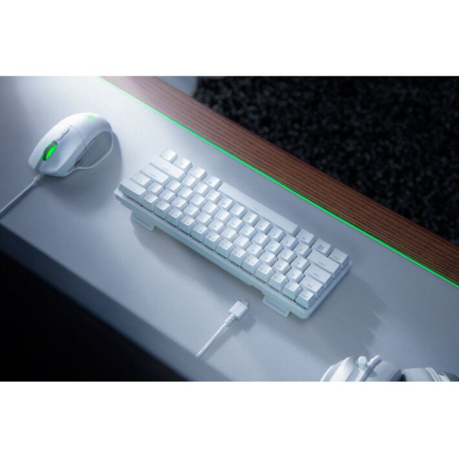 Клавиатура Razer Huntsman mini Mercury Edition Red Switch ENG (RZ03-03390400-R3M1)