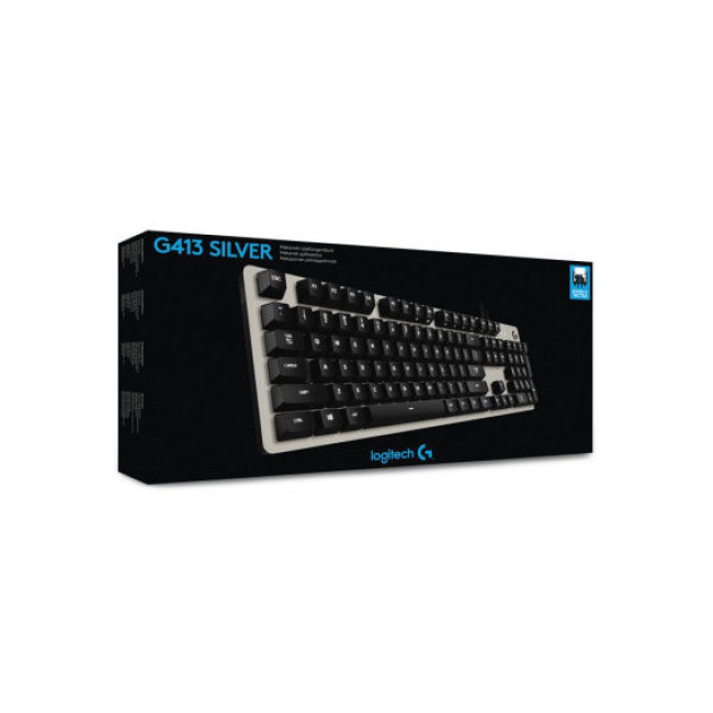 Клавиатура Logitech G413 Silver (920-008476)