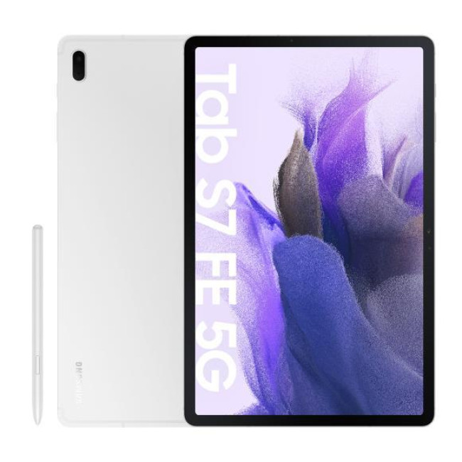 Планшет Samsung Galaxy Tab S7 FE 6/128GB 5G Mystic Silver (SM-T736BZSE)