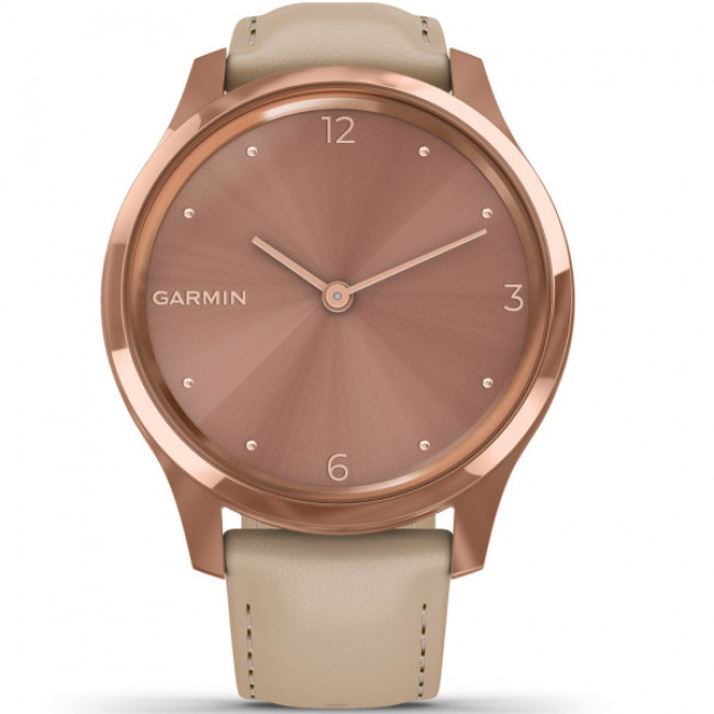 Garmin vivomove Luxe Rose Gold-Beige Leather (010-02241-21)