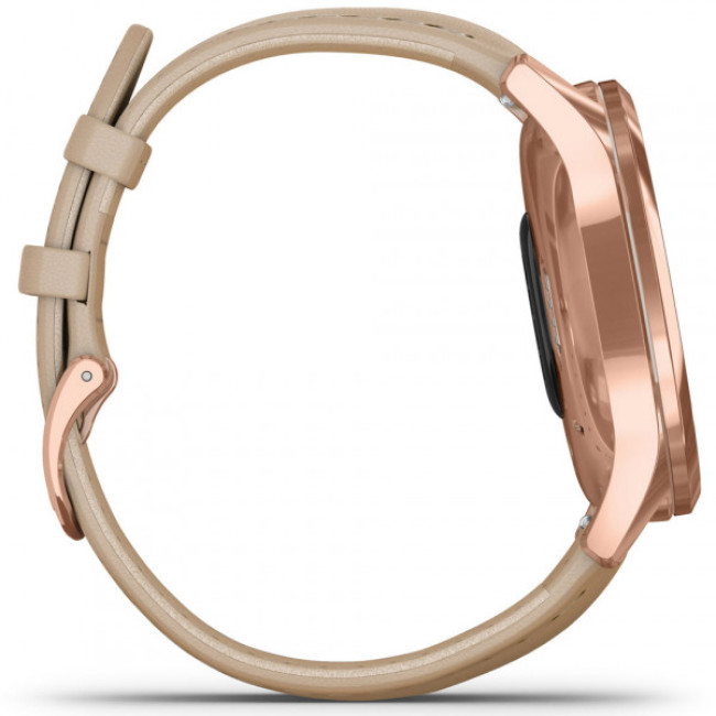 Garmin vivomove Luxe Rose Gold-Beige Leather (010-02241-21)