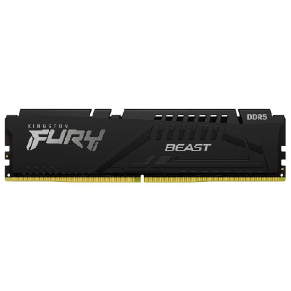 Модуль пам'яті Kingston Fury (ex.HyperX) DDR5 16GB 5600 MHz Beast AM5 Black (KF556C36BBE-16)