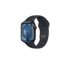 Apple Watch Series 9 GPS + Cellular 41mm Midnight Alu. Case w. Midnight S. Band - M/L (MRHT3)