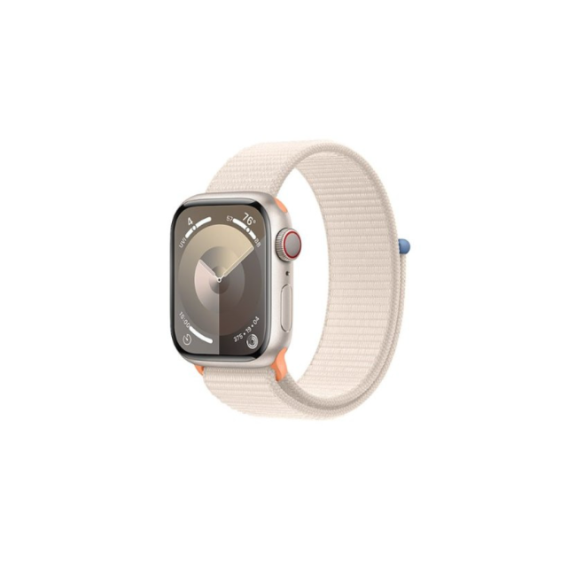 Apple Watch Series 9 GPS + Cellular 41mm Starlight Alu. Справа w. Starlight S. Loop (MRHQ3)