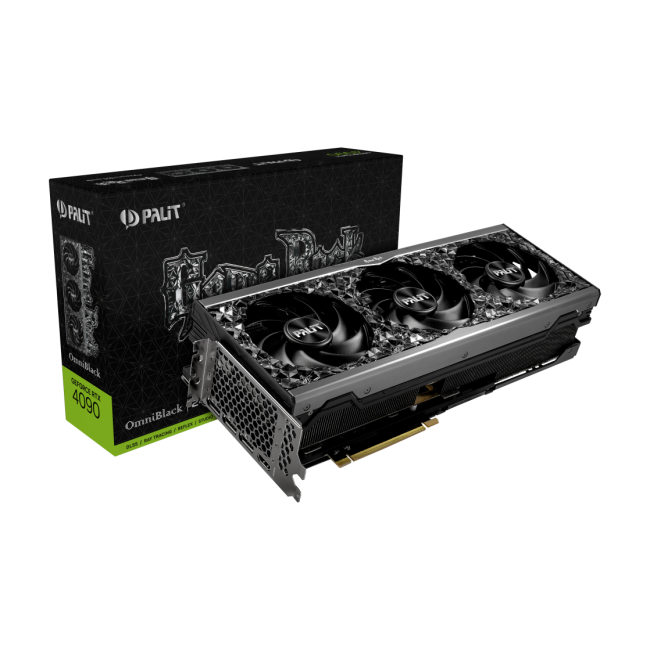 Видеокарта Palit GeForce RTX 4090 GameRock OmniBlack (NED4090019SB-1020Q)