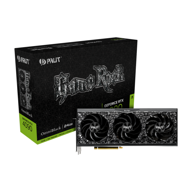 Видеокарта Palit GeForce RTX 4090 GameRock OmniBlack (NED4090019SB-1020Q)