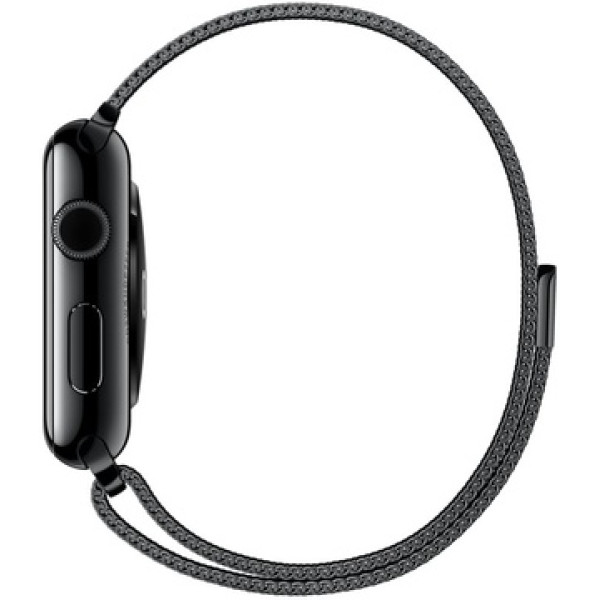 Умные часы Apple Watch 42mm Space Black Stainless Steel Case with Space Black Milanese Loop (MMG22)