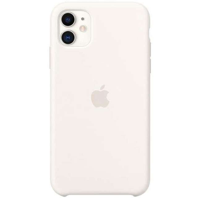 Силиконовый чехол для Apple iPhone 11 Silicone Case - White (MWVX2)