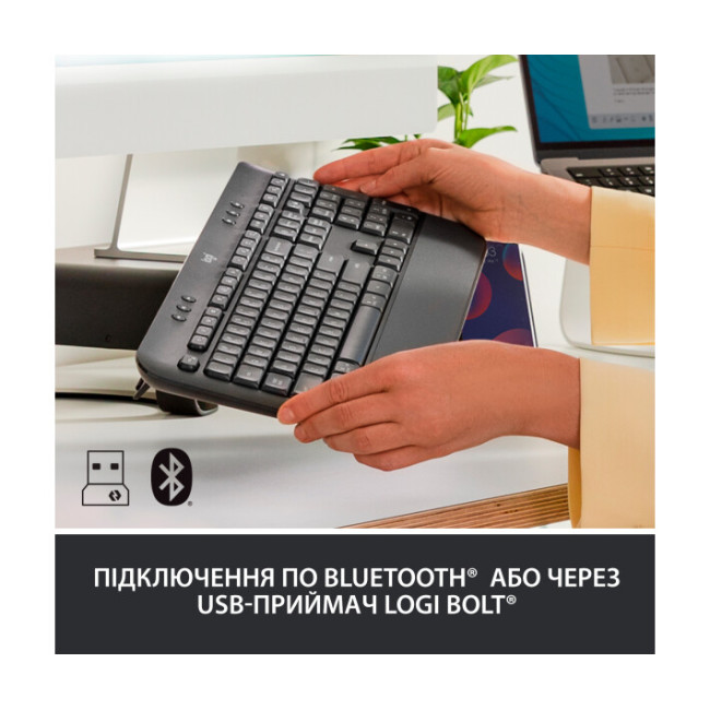 Клавиатура Logitech Signature K650 USB/Bluetooth Graphite (920-010945)