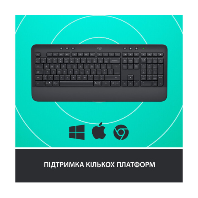 Клавиатура Logitech Signature K650 USB/Bluetooth Graphite (920-010945)