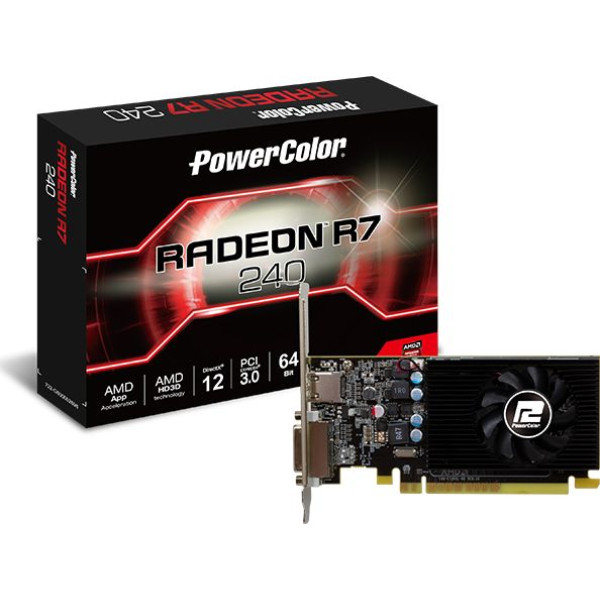 Power Color Radeon R7 240 2GB GDDR5 (AXR7 240 2GBD5-HLEV2)