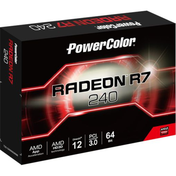 Power Color Radeon R7 240 2GB GDDR5 (AXR7 240 2GBD5-HLEV2)