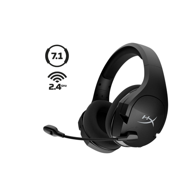 Наушники беспроводные HyperX Cloud Stinger Core Wireless Gaming Headset + 7.1 (HHSS1C-BA-BK, 4P4F0AA)