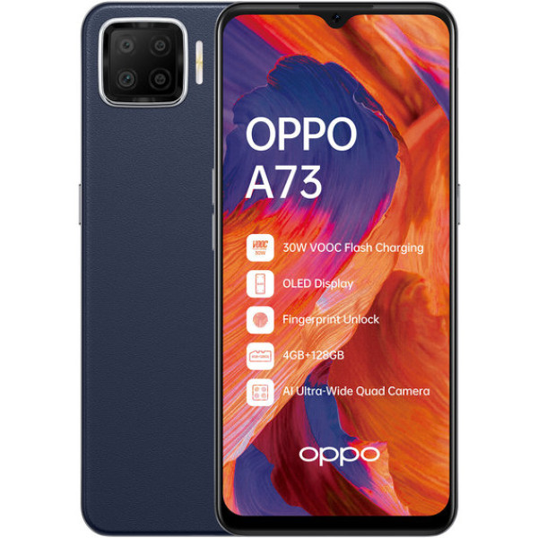 Смартфон OPPO A73 4/64GB Navy Blue