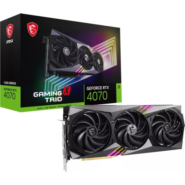 MSI GeForce RTX4070 12Gb GAMING X TRIO (RTX 4070 GAMING X TRIO 12G)