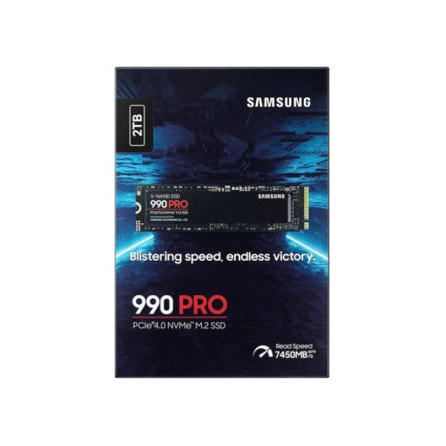 SSD накопитель Samsung 990 PRO 2 TB (MZ-V9P2T0BW)