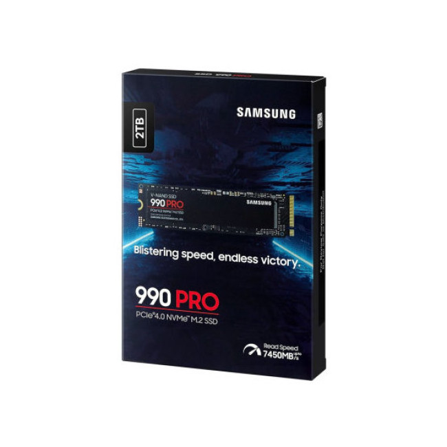 SSD накопитель Samsung 990 PRO 2 TB (MZ-V9P2T0BW)