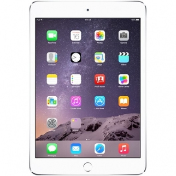 Планшет Apple iPad mini 3 Wi-Fi 16GB Silver (MGNV2)
